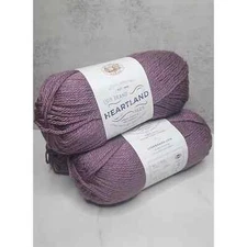 Gorgeous Plum Color Yarn 3 Heartland in Kobuk Valley Soft for All Projects 
