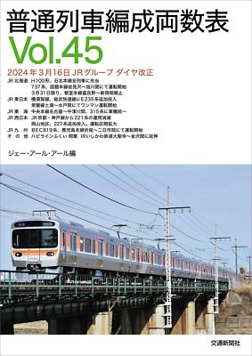 Number of regular train formation Vol45 from Japan