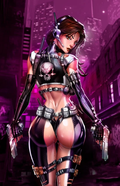 White Widow #8 PUNISHER Cvr E Jamie Tyndall VIRGIN - LTD 60