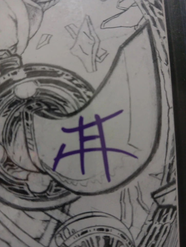 Ninjak #1 PENCIL 独家变体 CGC SS 9.8 签名 Jeff Edwards 100 打印 — 第 2/4 张图片