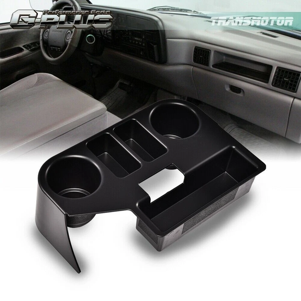 Portavasos de consola central negro apto para Dodge Ram 1500 2500 3500 1994-1997 Foto 4 de 4