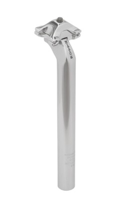 Nitto S65 Layback Alu Sattelstütze | 27,2 mm Klemmung | 300 mm Länge | silber