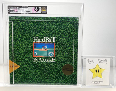 HardBall! Accolade Commodore 64/128 New 1985 Sealed VGA 85+ TOP POP 5 1/4 Inch