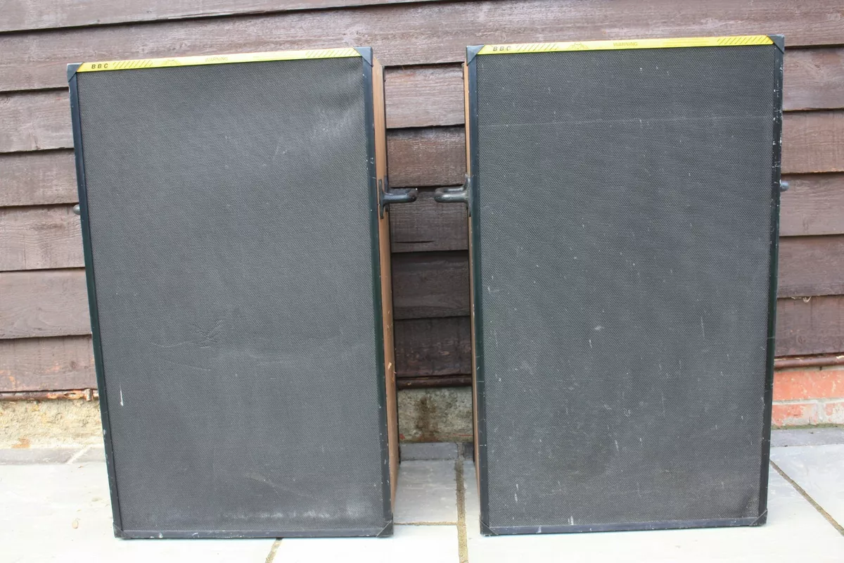 2 X SPENDOR BBC LS3 7 LS3 7 398 OB LOUDSPEAKER PAIR O.B. SPEAKERS MASSIVE
