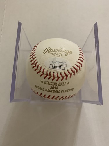 YULIESKI YULI GURRIEL Signed 2013 WORLD BASEBALL CLASSIC Baseball JSA ASTRO CUBA - Picture 3 of 4