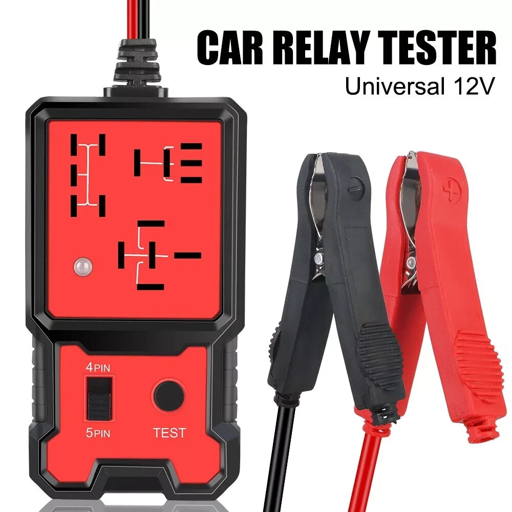 Car Relay Tester Voltage Tester Universal 12V Car Battery Checker Automotive New