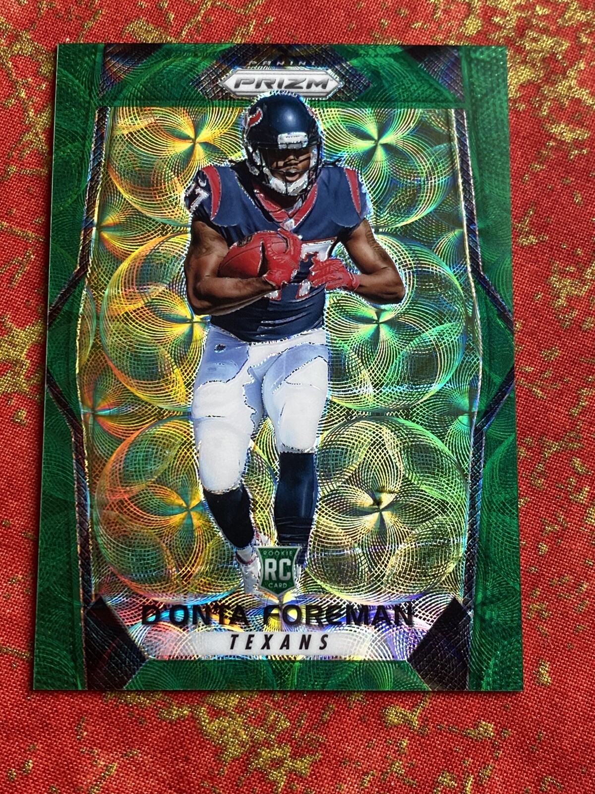 2017 Panini Prizm D'onta Foreman Green Scope /99 #273 Rookie RC Browns Texans