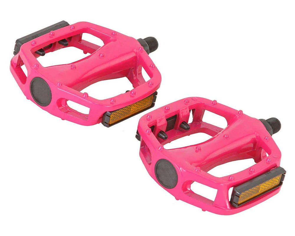 Flat pedals pink sale