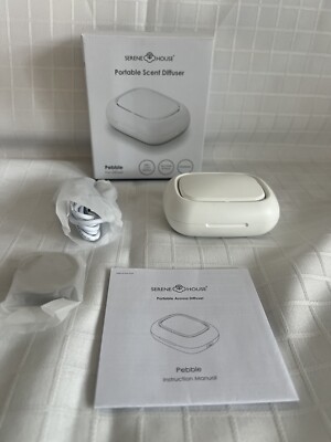 Serene House Portable Essential Oil Pebble Fan Scent Diffuser New Free Shipping
