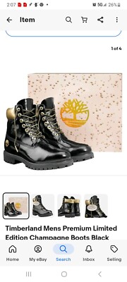 Timberland 6'' Premium Waterproof Men's Boot - Black Limited Edition 