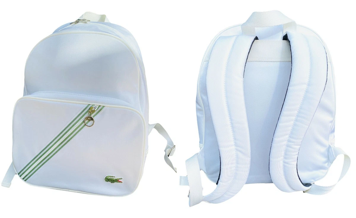 lacoste backpack blue