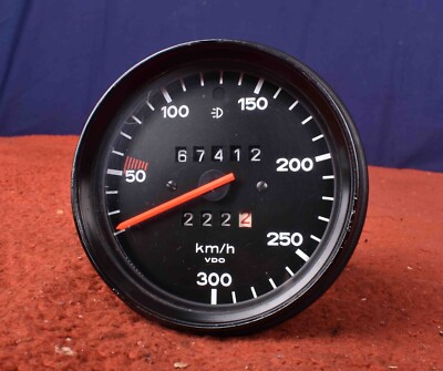 Porsche 911 1974 Carrera ROW MFI RSR 300 km/h Speedometer Tacho 11