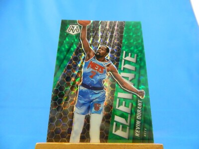 Kevin Durant Mosaic 2020-21 Elevate Green Mosaic Prizm