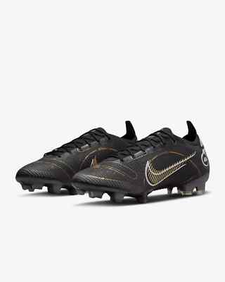 New Vapor 14 Elite FG Men's Size 7 Black/Metallic ACC Gold DJ2837-007 