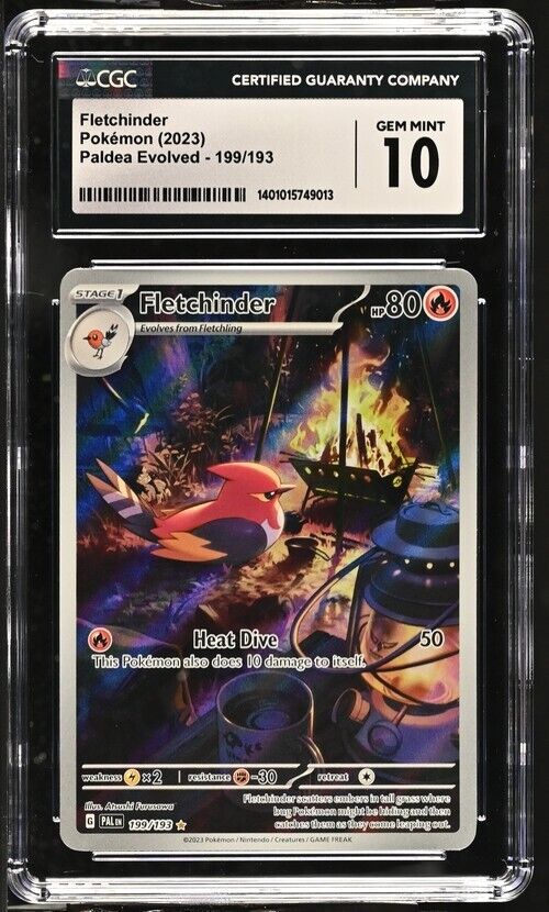 Fletchinder	199/193	Paldea Evolved - PAL EN Pokemon Card English	Gem Mint 10