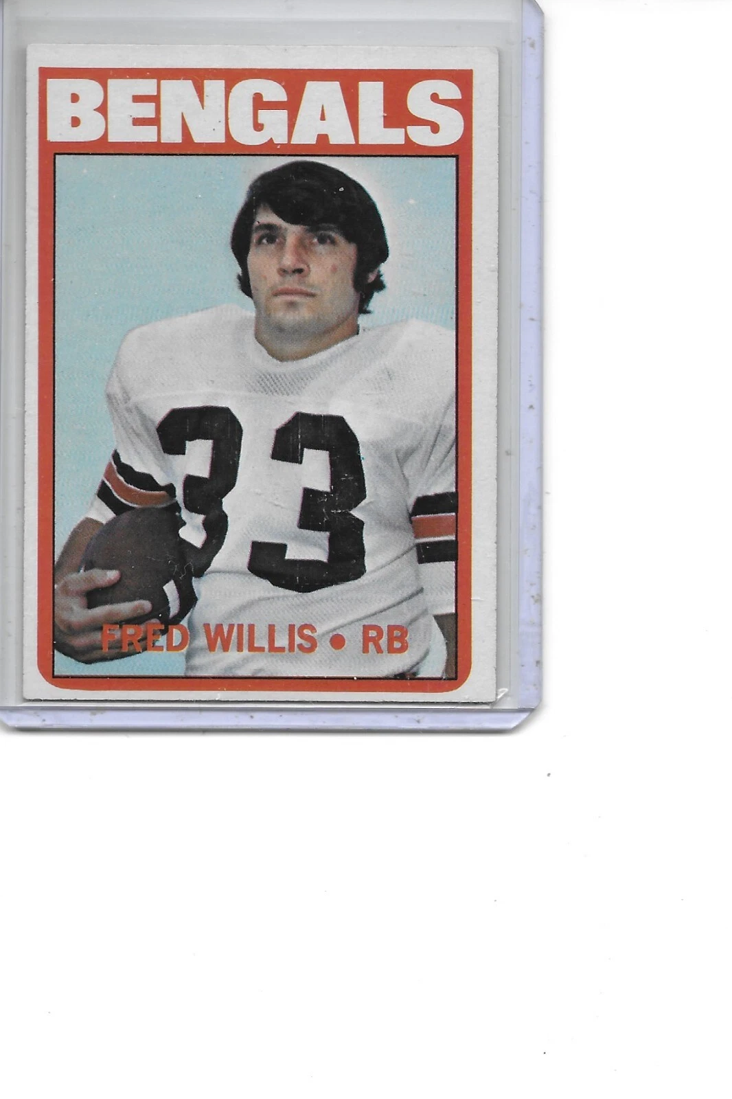 1972 Topps Fred Willis Rookie Cincinnati Bengals Football Card #99