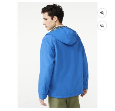 Free Assembly Sz L Men's Blue Water Resistant Mountain Parka NWT