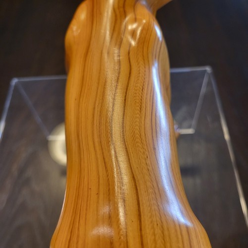 Bellissima statuina leonessa in poliresina dipinta per sembrare legno - Foto 7 di 13