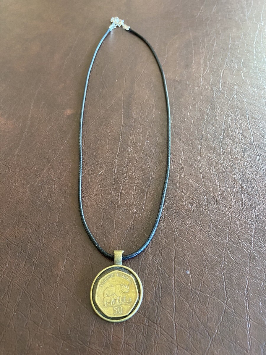 Unique Tanzanian 50 Shilling Coin Necklace UK