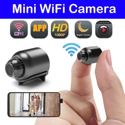 MINI IP KAMERA 1080P WIRELESS WLAN WIFI CAMERA ÜBERWACHUNGKAMERA IR CAM HD NEU