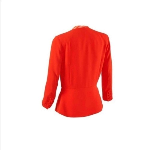 CAbi Jane Jacket In Grenadine Tangerine Orange blazer size - Picture 9 of 10