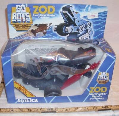 TONKA GOBOTS ZOD ENEMY ROBOT MONSTER FIGURE NEW IN BOX