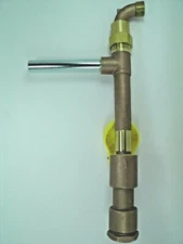 1" COMMERCIAL QUALITY BRASS QUICK COUPLER VALVE , MATCHING KEY AND HOSE SWIVEL