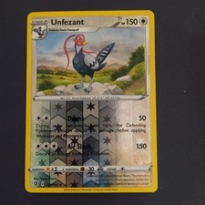Unfezant 145/192 Rare Rebel Clash Pokemon Reverse Holo NM/M