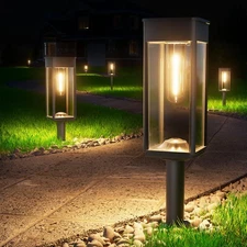 Solar Lights Outdoor, Bright Solar Pathway Lights Waterproof IP65, 4 Pack War...