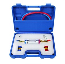 Tool for Filling, Controlling, Filtering, and Replacing Refrigeration Oil