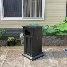 Freestanding Outdoor Trash Can Commercial Garbage Can Container With Lid