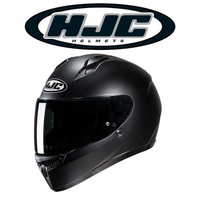 HJC C10 Full-Face Motorcycle Helmet - Semi-Flat Black - CHOOSE YOUR SIZE