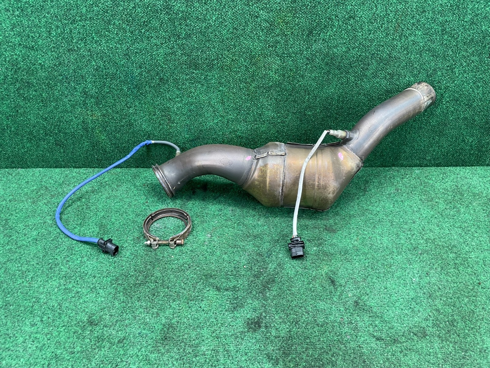 🛑 2014-2021 Maserati Ghibli M157 Left Side Engine Exhaust Downpipe Assembly OEM