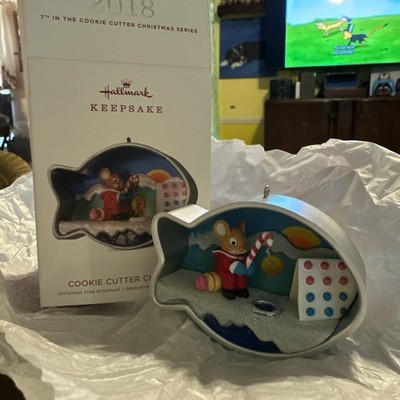 2018 Hallmark Ornament Cookie Cutter Christmas 7th in Series
