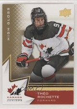 2020-21 Upper Deck Team Canada Juniors High Gloss 15/25 Theo Rochette #71 0u70