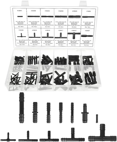 113PCS Car Vacuum Line Connector Kit, Heat Resistant Automotive Vacuum Tubing Te - Picture 1 of 6