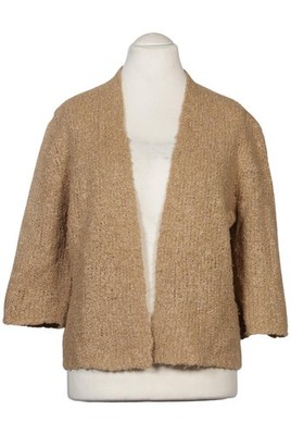 RIANI Strickjacke Damen Cardigan Jacke Gr. EU 42 Alpaka Wolle Beige #v6x918f