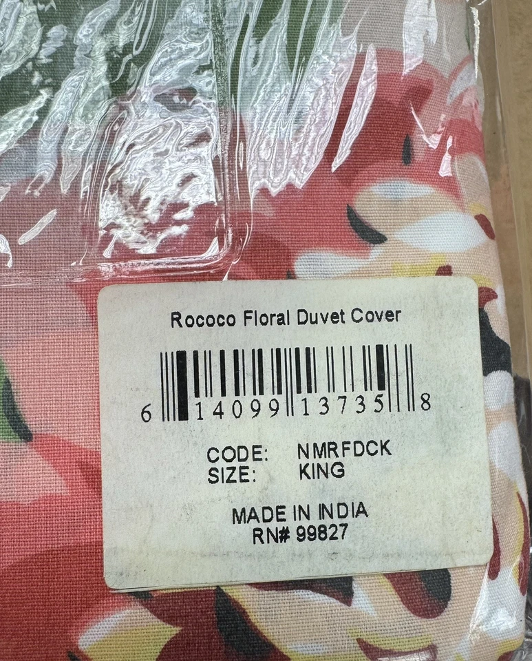Pine Cone Hill ROCOCO Floral Duvet Cover King - New Rare 🔥🔥 - Image 3 of 4