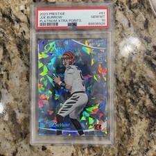 2023 Prestige - Joe Burrow - Xtra Points Platinum - /10 - Jersey Match - PSA 10