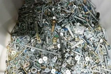 10 lbs. Bulk Assorted Loose Steel Fasteners NUTS BOLTS SCREWS WASHERS
