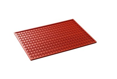 Backmatte mit Relief Fregio aus Silikon 600x400mm für Biskuit-Kapseln Antihaft