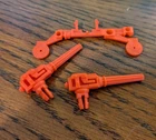 1987 GI Joe RC CROSSFIRE Parts Remote Control RC 2 Guns Gunsight