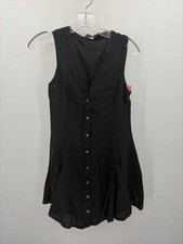 Pre-Owned J Crew Black Size 0 Short Sleeveless Dress