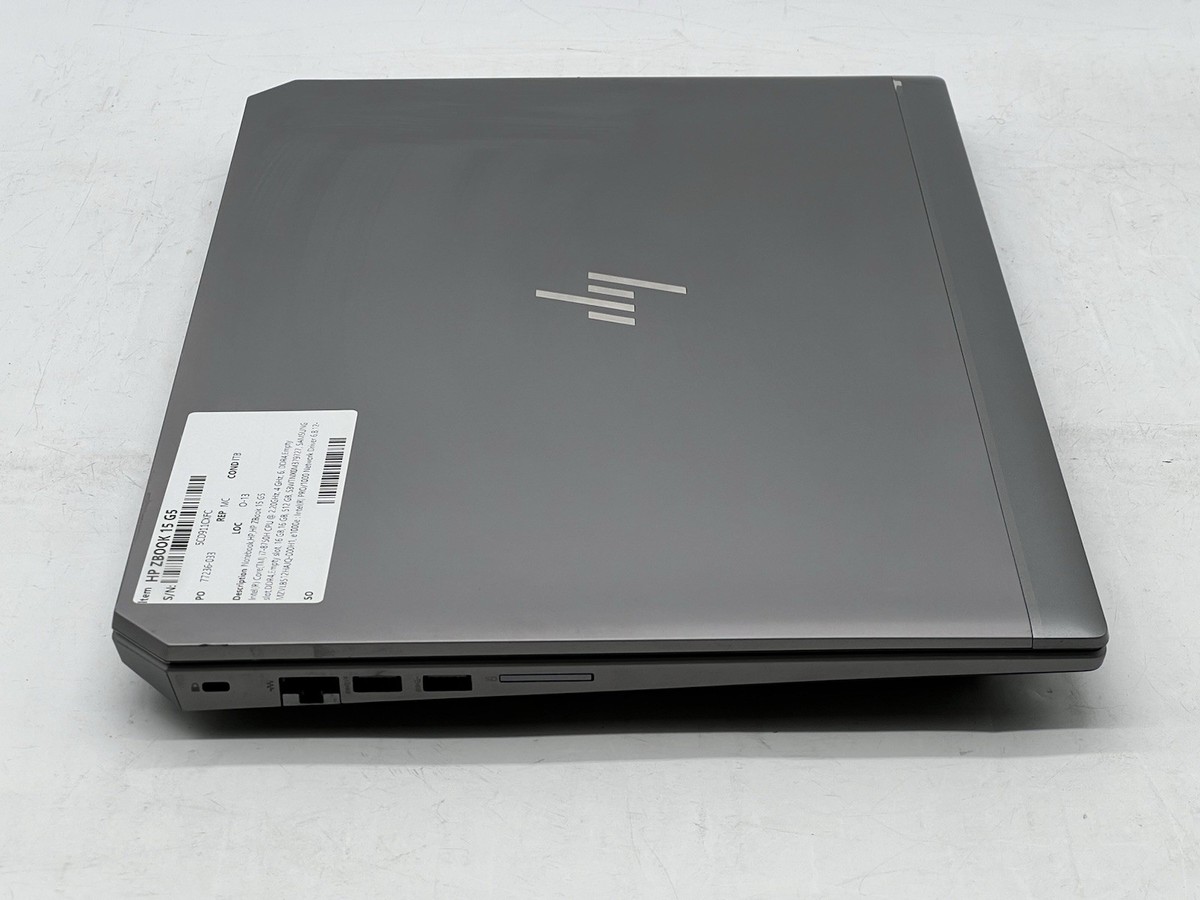 HP ZBook 15 G5, i7-8750H CPU, @ 2.20GHz, 32GB RAM, 512GB NVMe-No