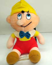 Vintage 7" Pinocchio Plush Stuffed Doll Walt Disney's Animated Film Classic