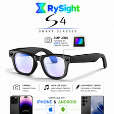 AI Smart Glasses Gradient Lenses Men Women With 8MP Camera 4K HD Video