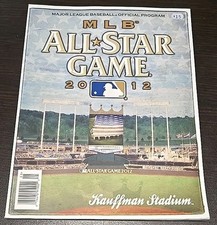 MLB All-Star Game 2012 Official Program Kauffman Stadium