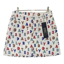 SIZE:00 PEARLY GATES 055-1234900 Skirt Logo White 240101489643 Used STST-0