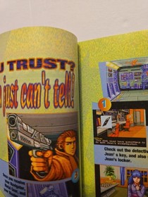 ​ULTRA RARE GRAIL! 1995 Snatcher Sega CD 6-Page Strategy Guide Intact Glue