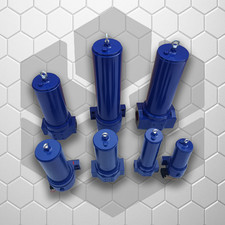 HEXRING Hydraulic Filter, Y-B250-10um, Plate Mounted, 66 gpm, 10µm, 6000psi